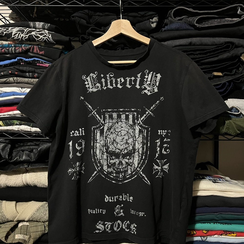 Machine Black Graphic Tee